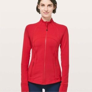 Red Lululemon Define Jacket
